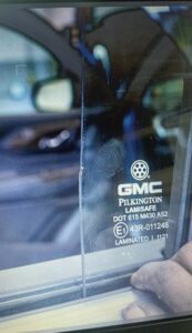 Car Window Markings